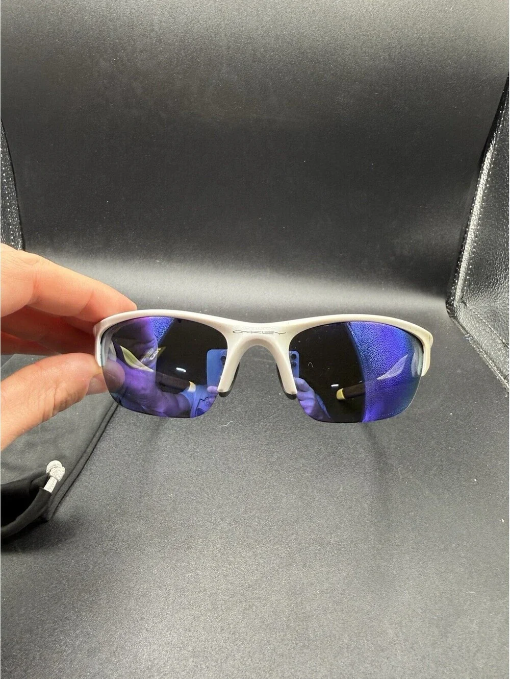 Oakley Half Jacket 2.0 Pearl/Violet Iridium Lenses OO9144-08